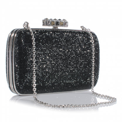 Judith Leiber Crystal Skull Pattern Clutch 3 of 6