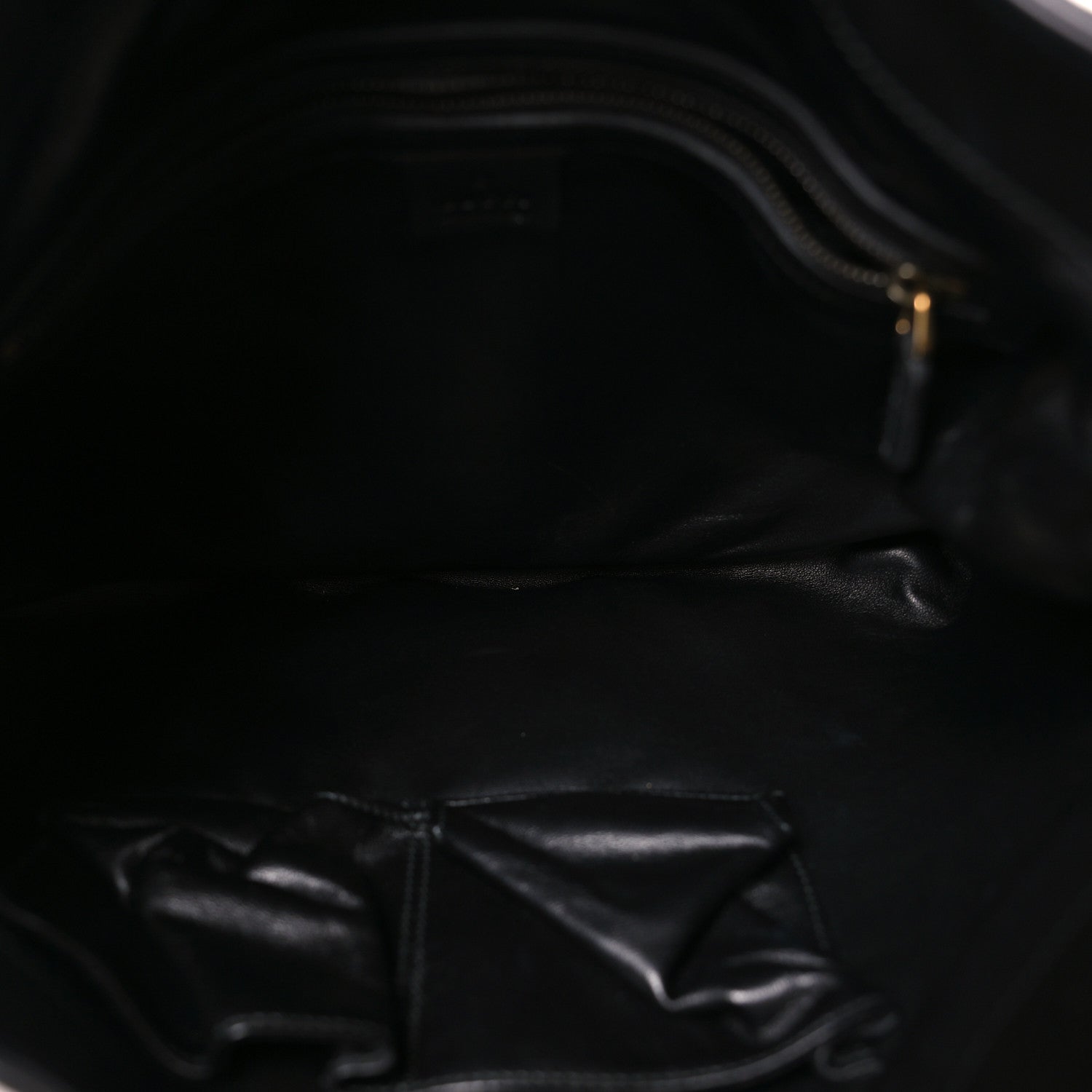 Gucci Snakeskin Medium 1970 Shoulder Bag Black Multicolor 4 of 11