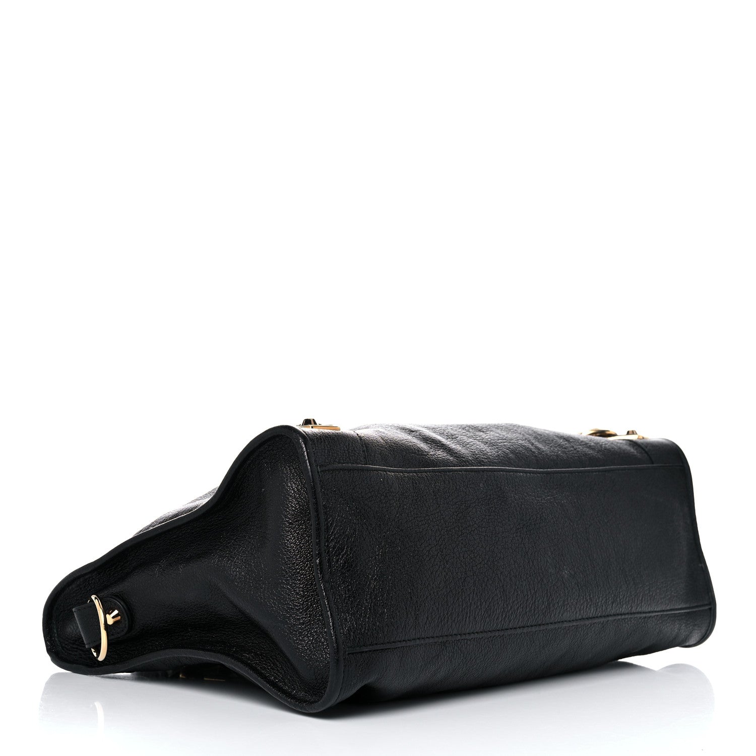 Balenciaga Chevre Gold Metallic Edge Hardware City Black 5 of 15