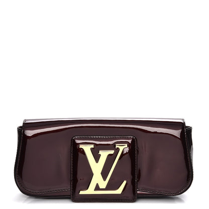 Louis Vuitton Patent Sobe Clutch Amarante 1 of 8