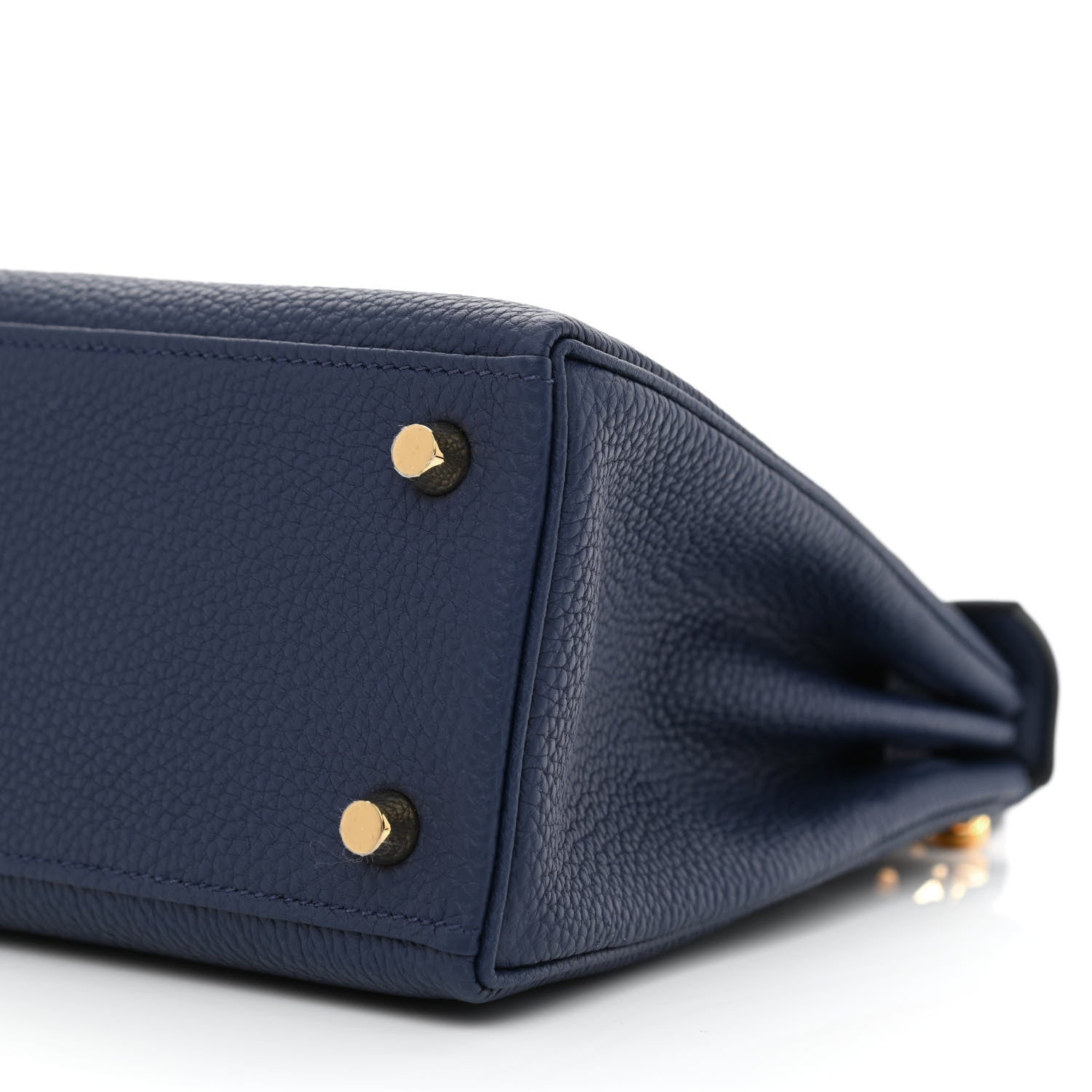 Hermes Togo Kelly Retourne 25 Bleu Saphir 10 of 11