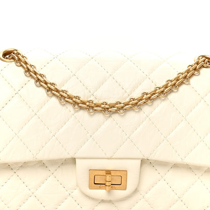 Chanel Aged Calfskin Quilted 2.55 Reissue 225 Flap White 8 of 10