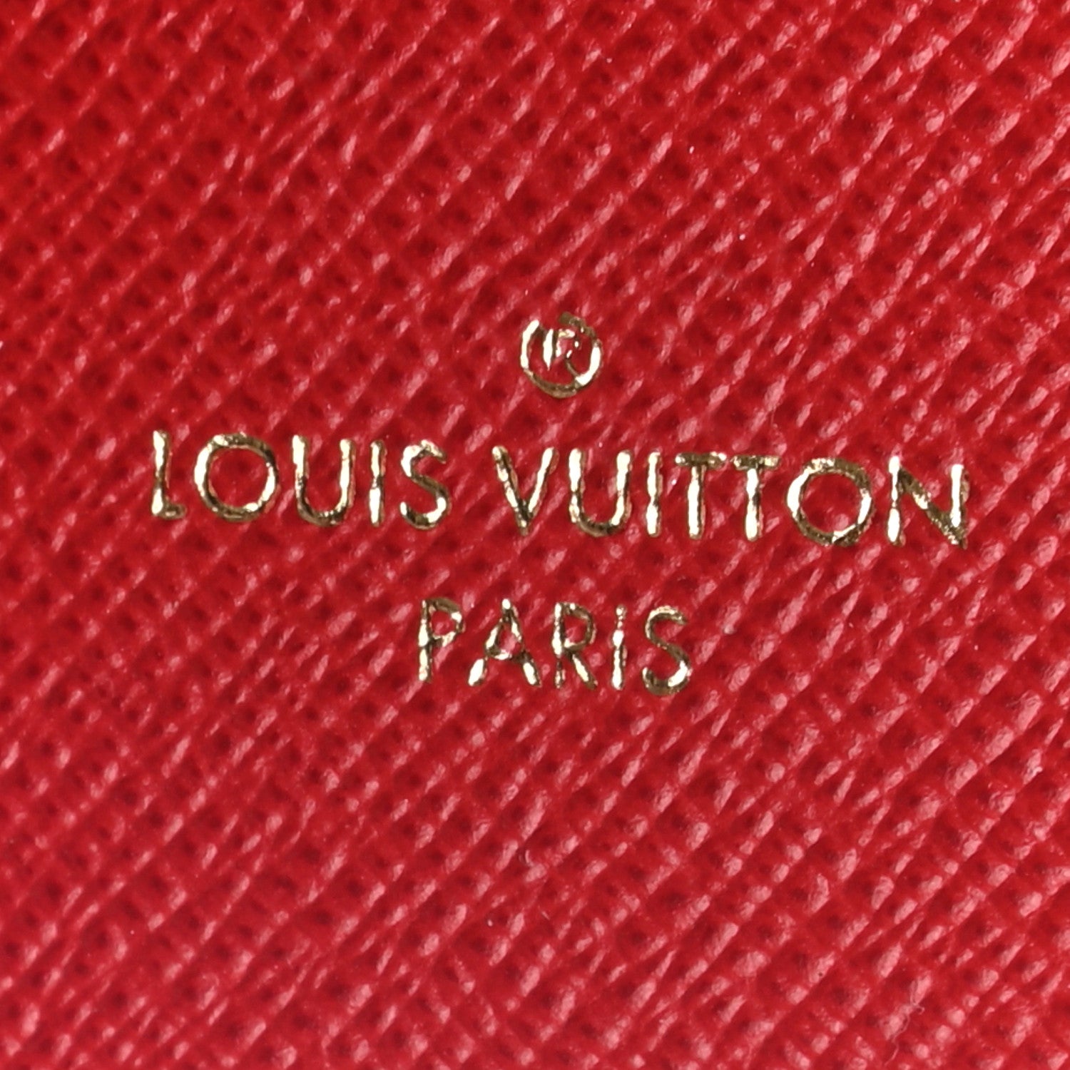Louis Vuitton Damier Ebene Victorine Wallet Red 6 of 8