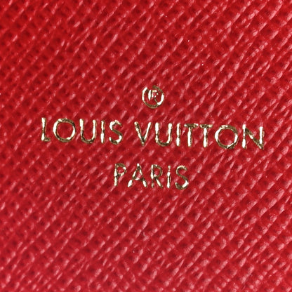 Louis Vuitton Damier Ebene Victorine Wallet Red 6 of 8