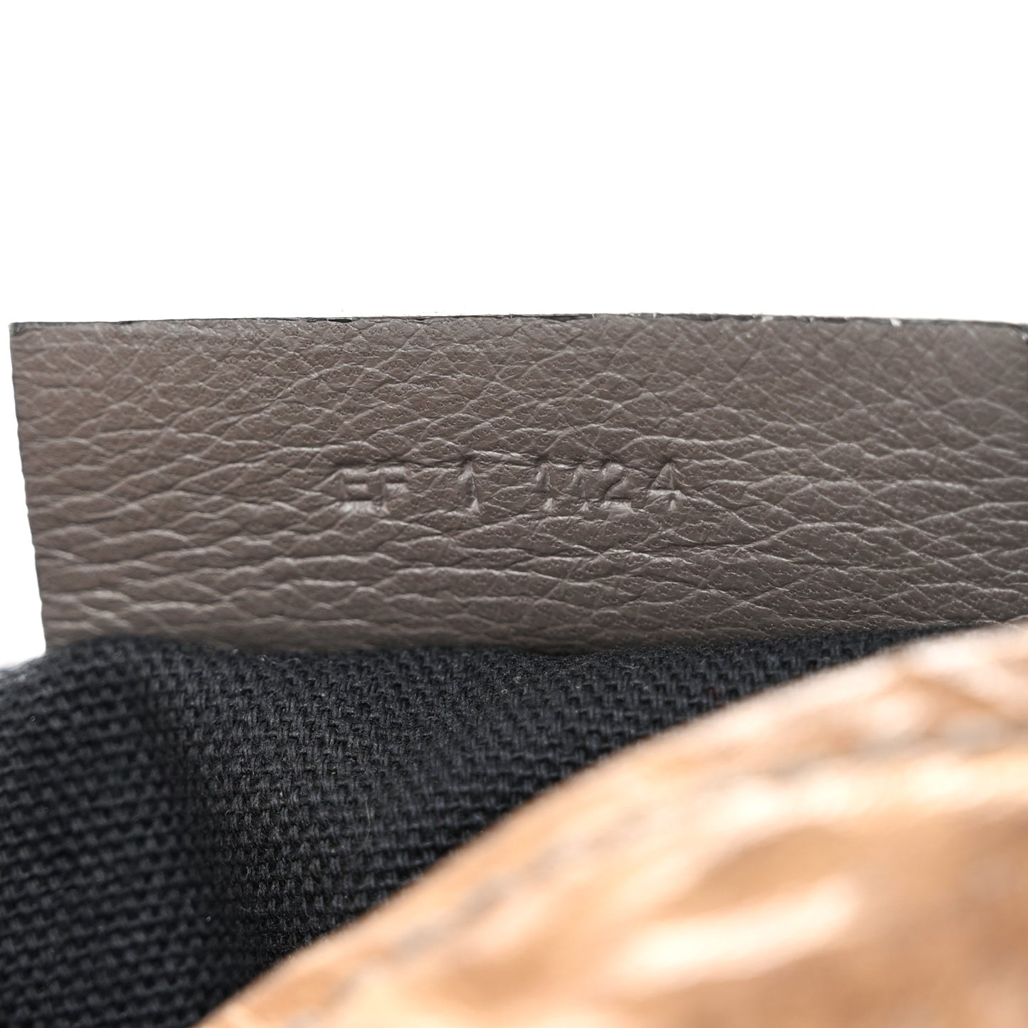 Tumbled Sheepskin Mini Pandora Charcoal