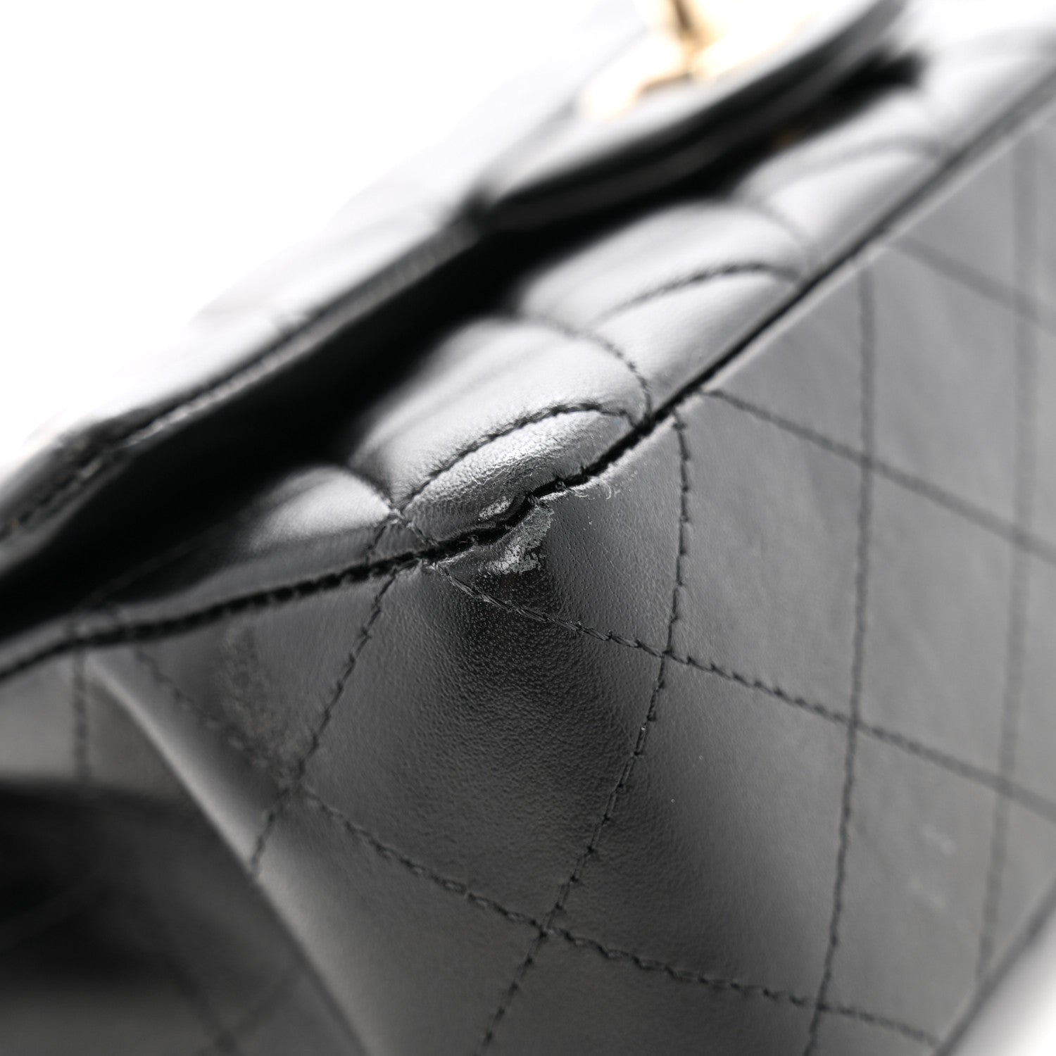 Chanel Lambskin Quilted Mini Rectangular Flap Black 12 of 12