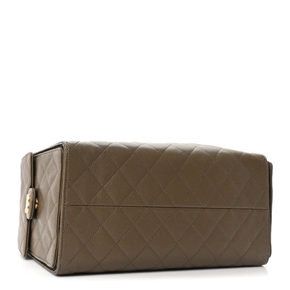 Chanel Caviar Quilted Medium Chanel 25 Handbag Dark Khaki 5 of 11