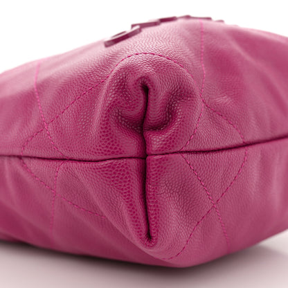 Chanel Shiny Caviar Quilted Monochrome Mini Chanel 22 Fuchsia 9 of 11