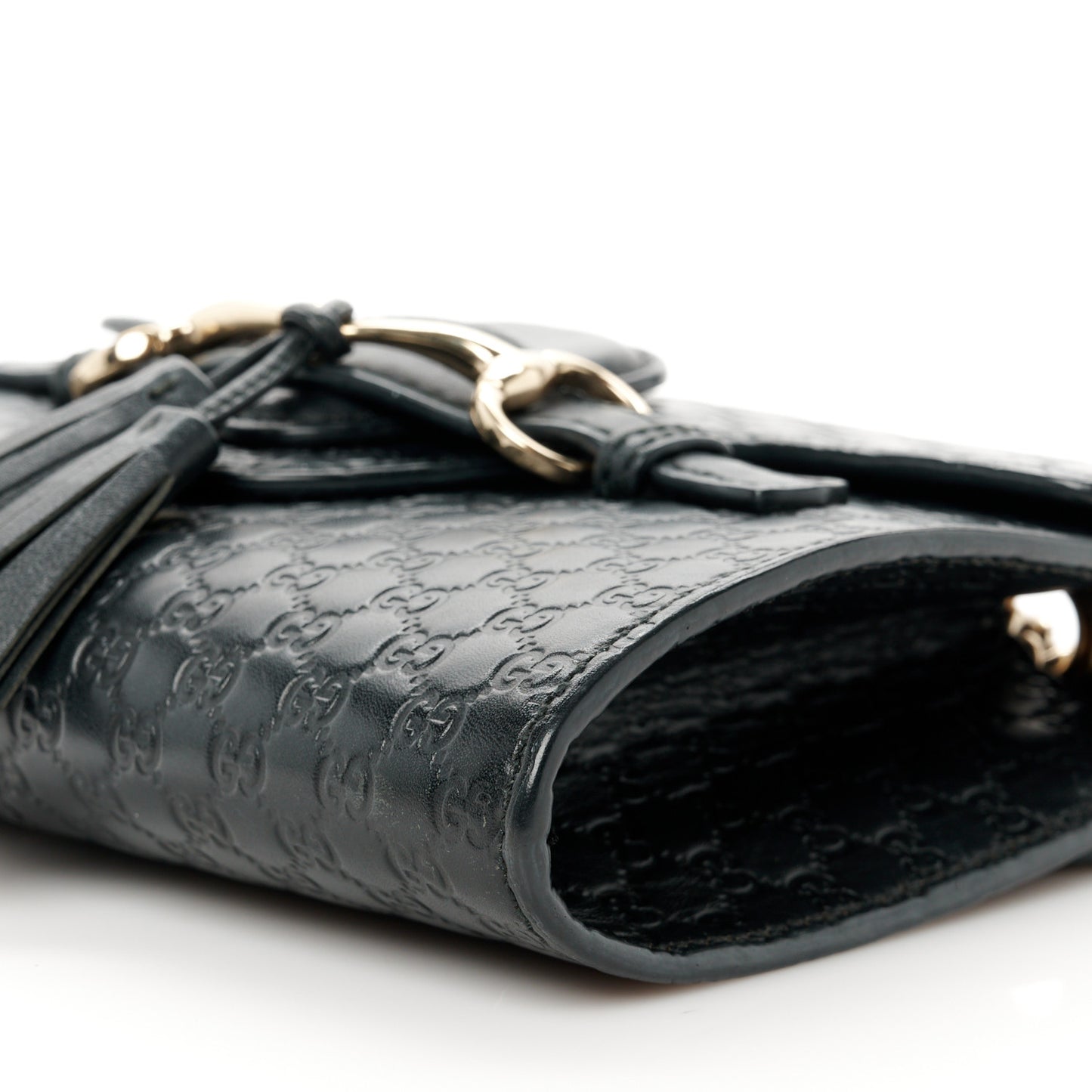 Microguccissima Mini Emily Shoulder Bag Black