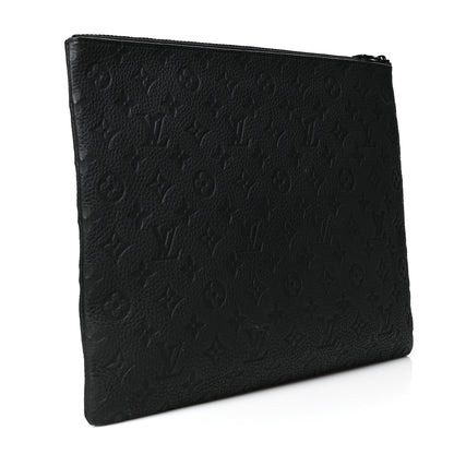 Louis Vuitton Taurillon Monogram Solar Ray A4 Pouch Black 3 of 13