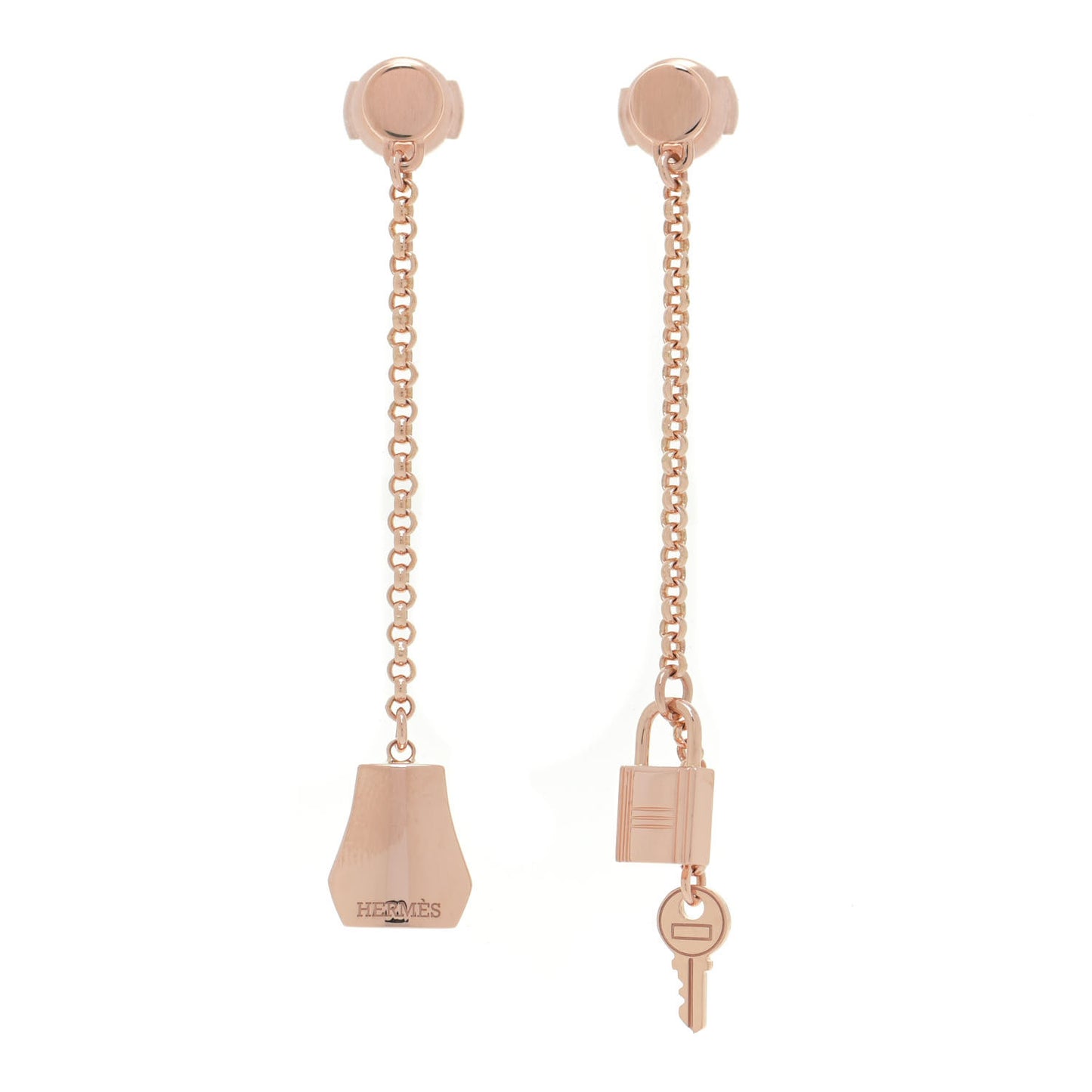 18K Rose Gold Kelly Clochette Earrings