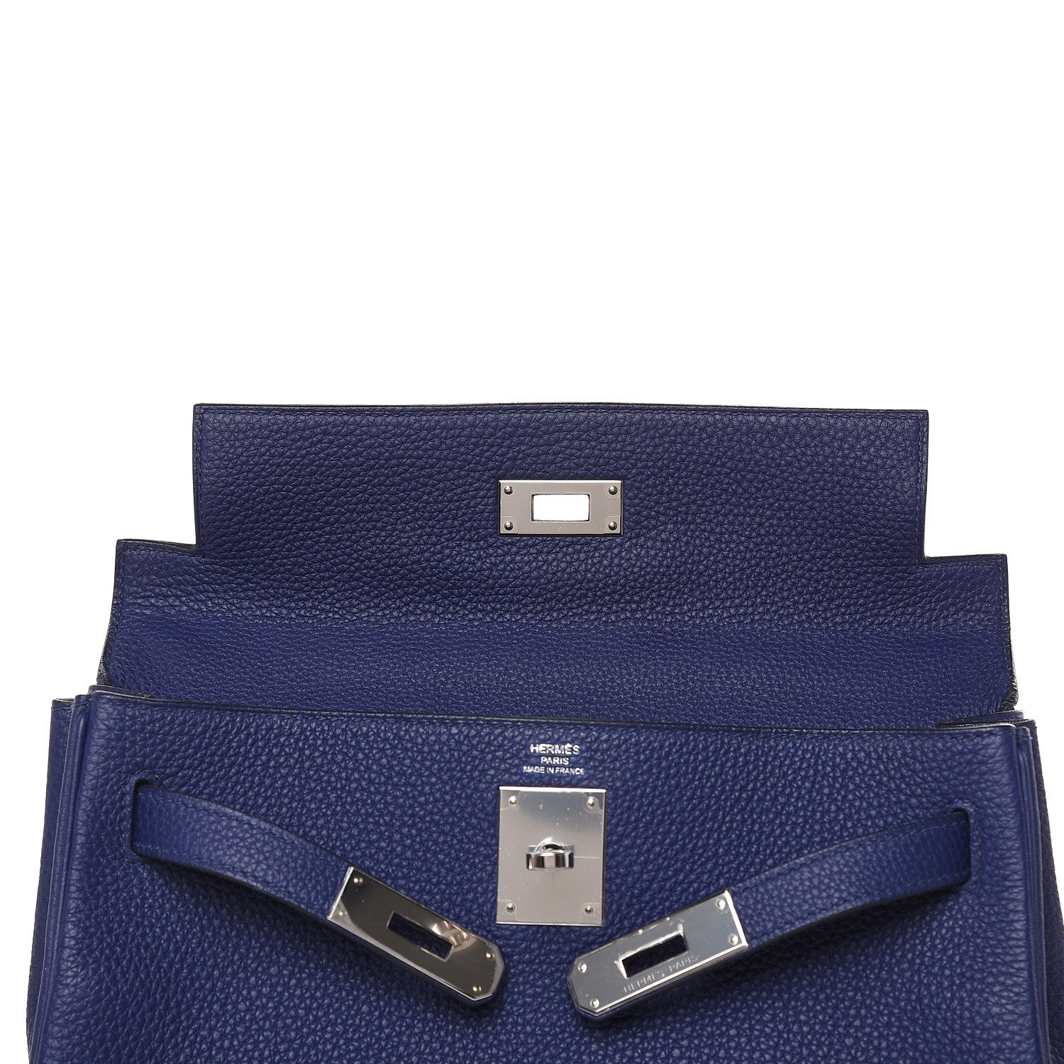 Hermes Togo Kelly Retourne 28 Bleu Encre 20 of 34