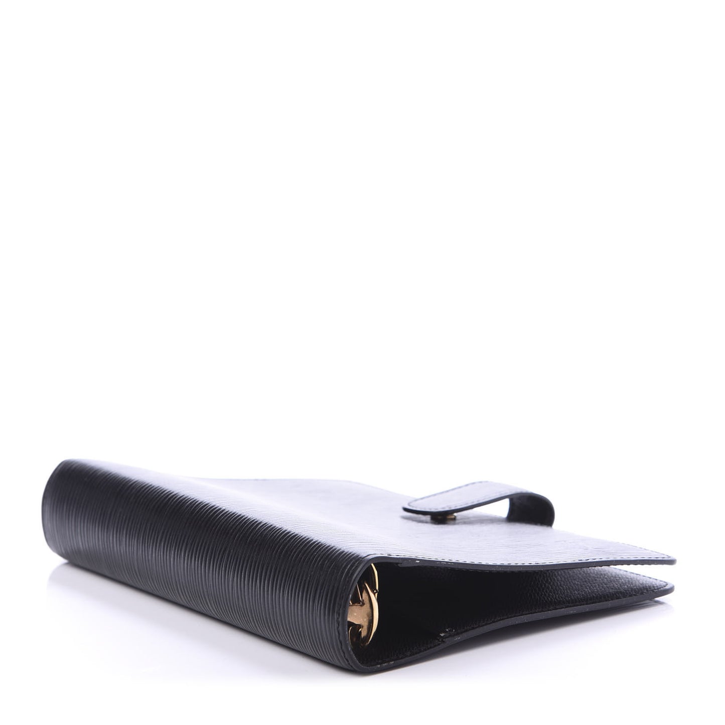 Epi Medium Ring Agenda Cover Black