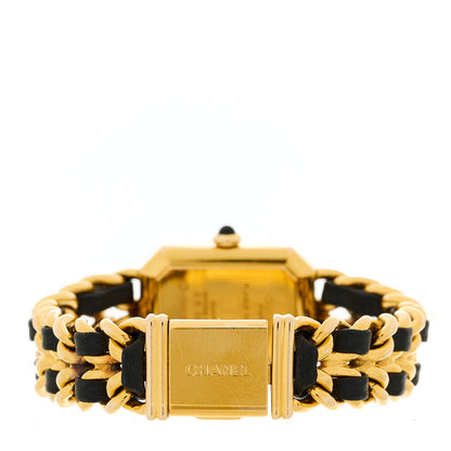 Chanel Stainless Steel Lambskin 20mm Chain Premiere Quartz Watch Gold M 3 of 4
