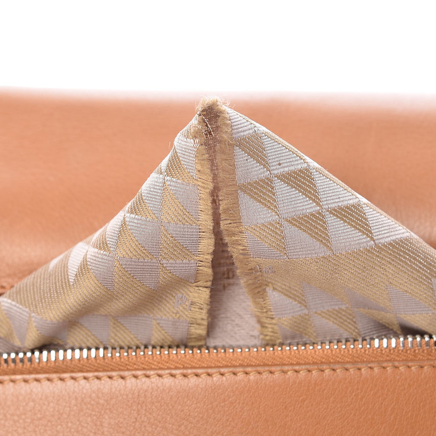 Calfskin PS11 Classic Shoulder Bag Caramel
