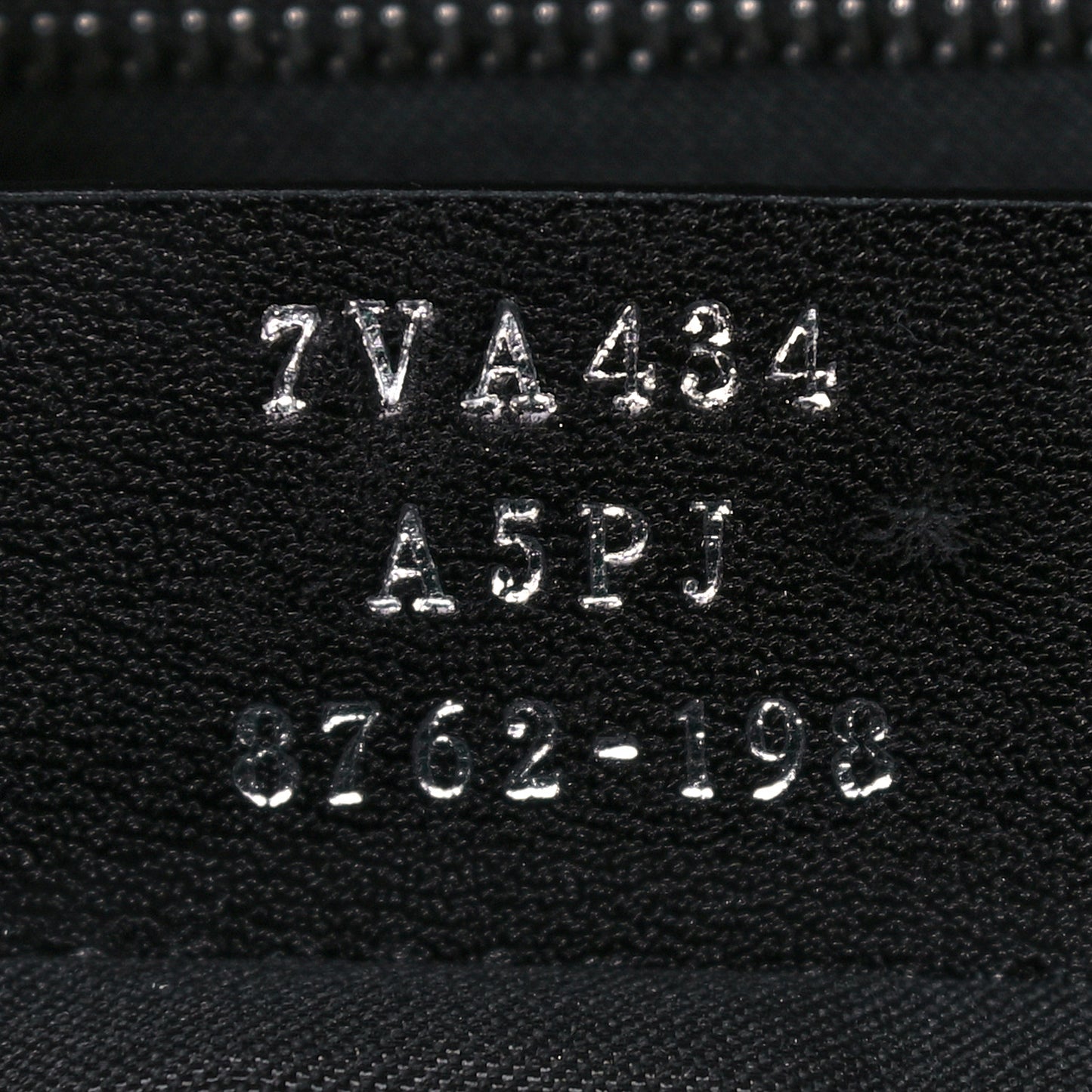 Vitello Century Bi-Color FF 1974 Embossed Belt Bag Maya Black