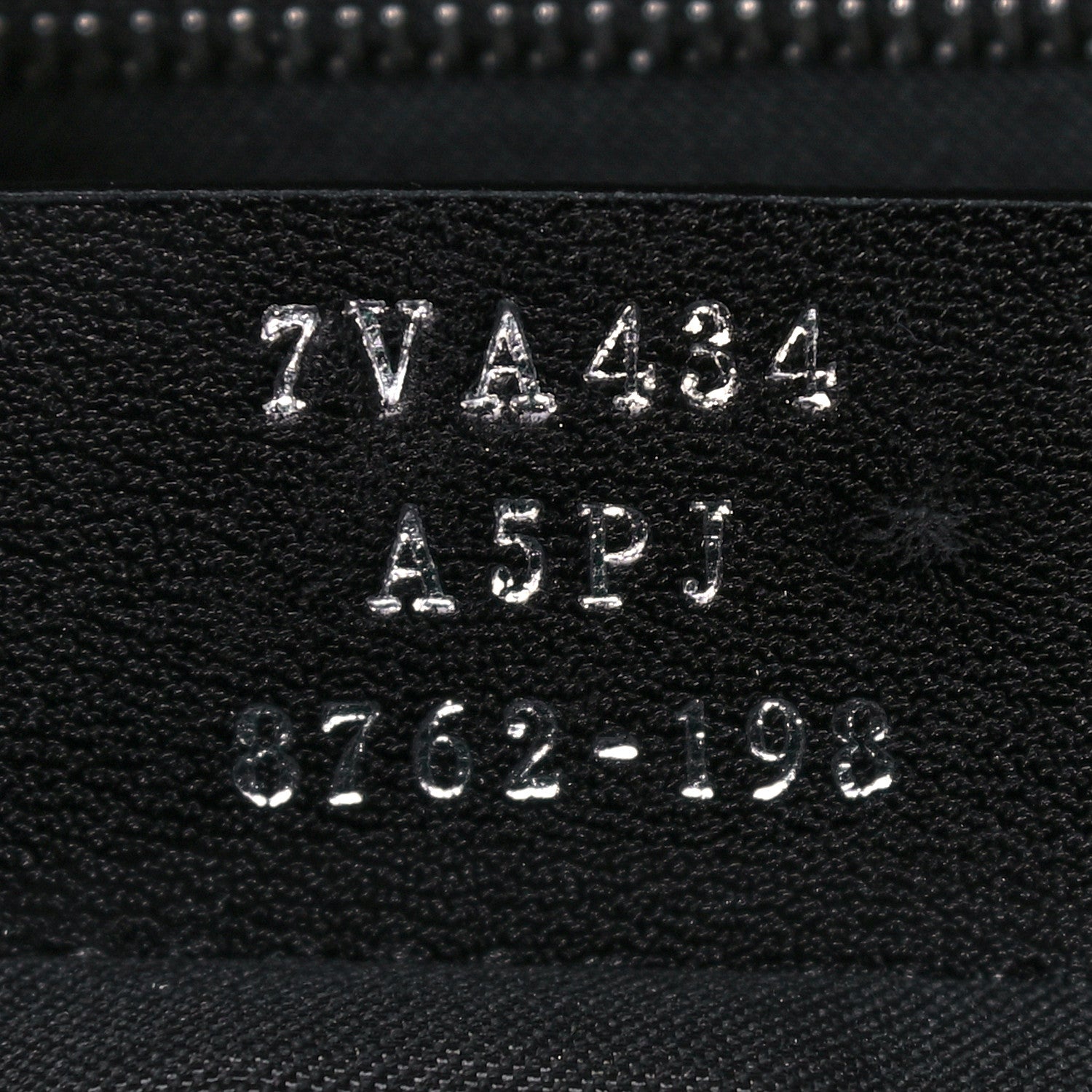Fendi Vitello Century Bi-Color FF 1974 Embossed Belt Bag Maya Black 6 of 10