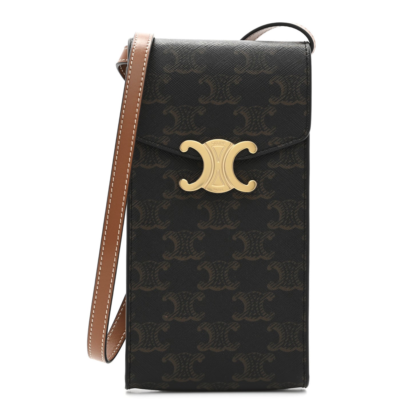 Triomphe Canvas Phone Pouch