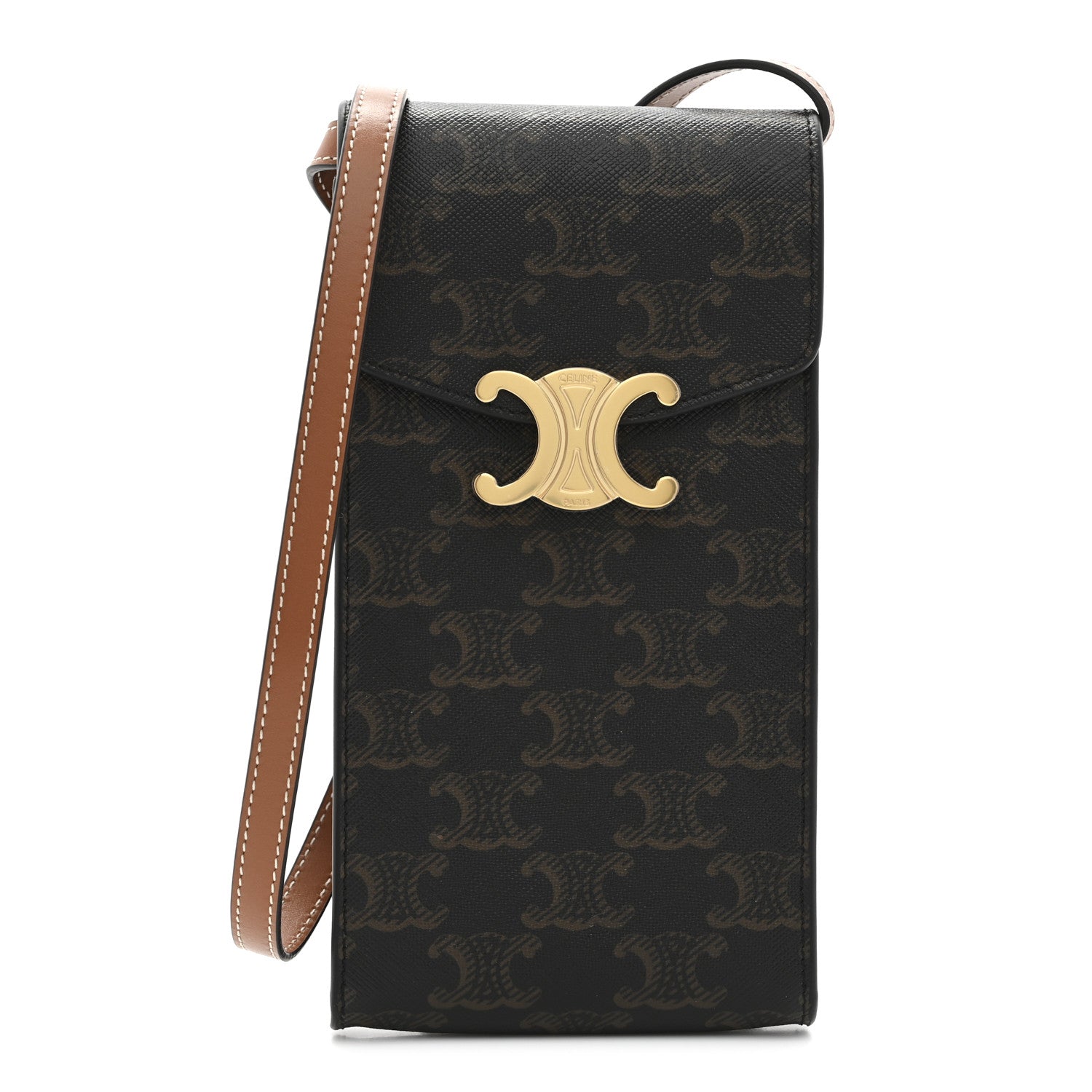 Celine Triomphe Canvas Phone Pouch 1 of 8