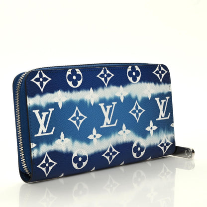 Louis Vuitton Monogram Escale Zippy Wallet Blue 3 of 7