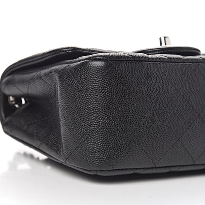 Chanel Caviar Quilted Mini Square Flap Black 12 of 15