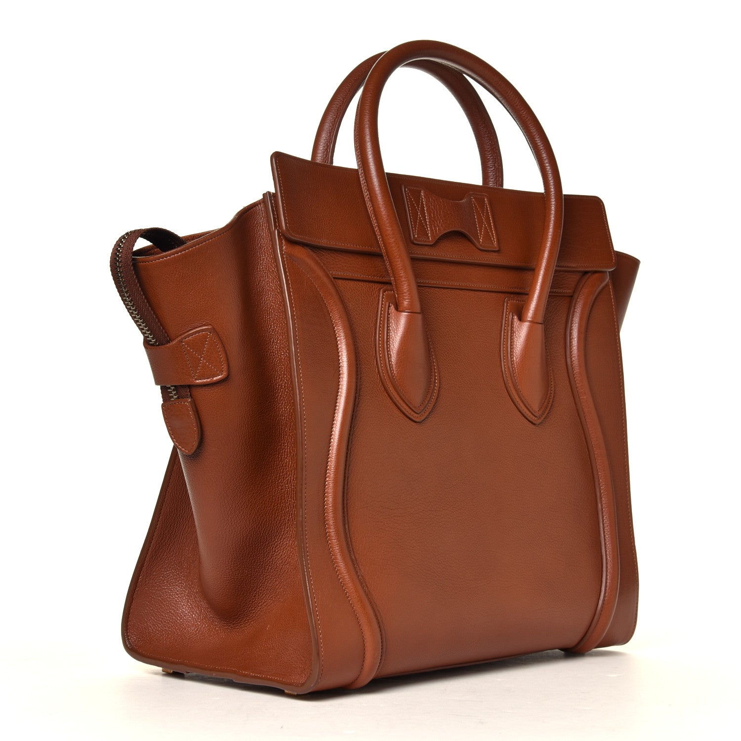 Celine Baby Calfskin Mini Luggage Caramel 4 of 10