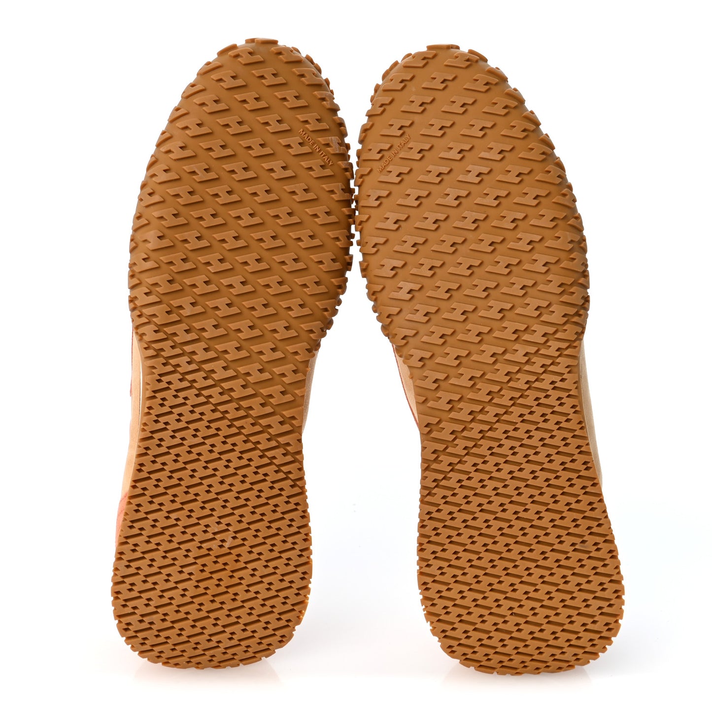 Suede Goatskin Jet Sneakers 40 Beige Natura Orange Nacarat