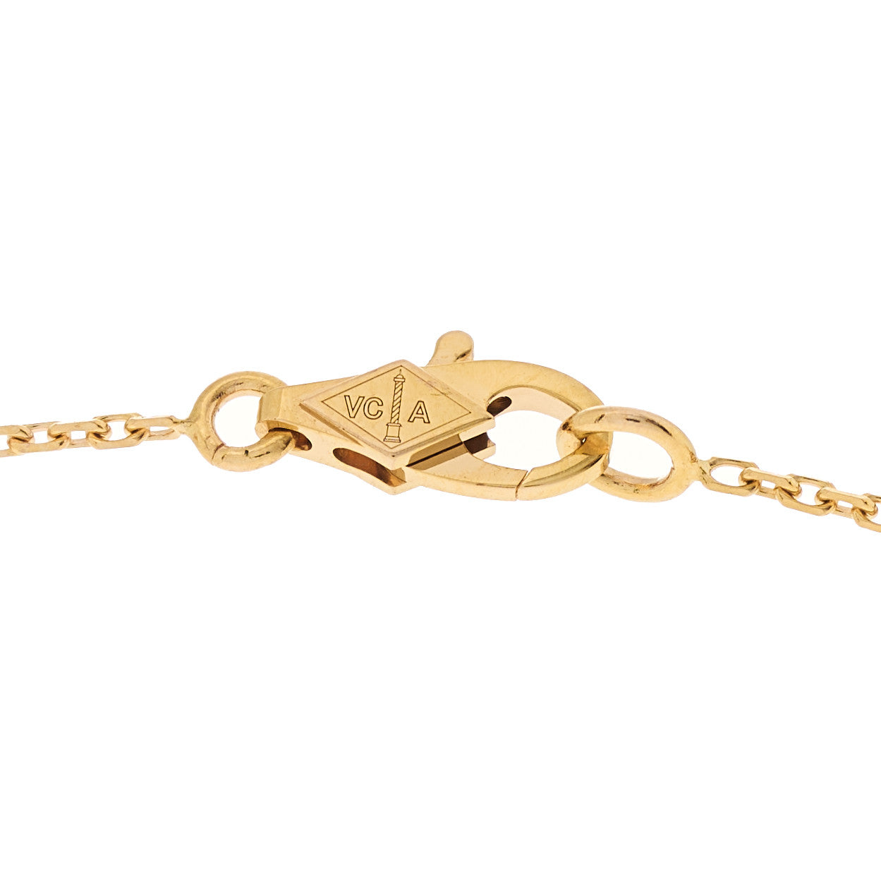 18K Rose Gold Sweet Alhambra Pendant Necklace
