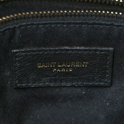 Saint Laurent Lambskin Matelasse Monogram Medium Niki Chain Satchel Black 6 of 11