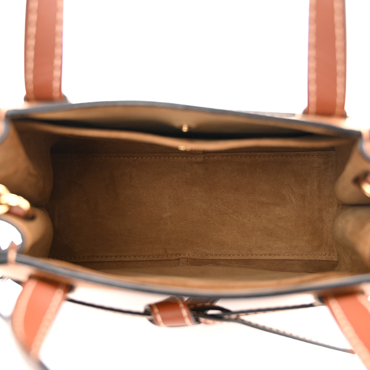 Calfskin Mini Gate Tote Caramel