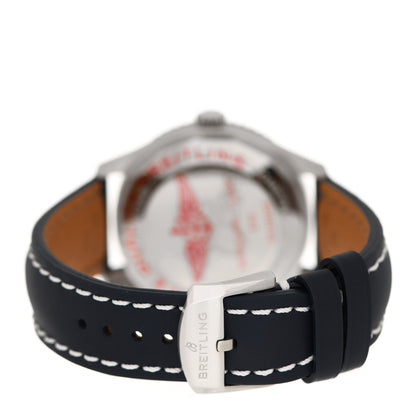 Breitling Stainless Steel Calfskin 41mm Navitimer 8 Chronograph Automatic Watch Blue A45330 3 of 5
