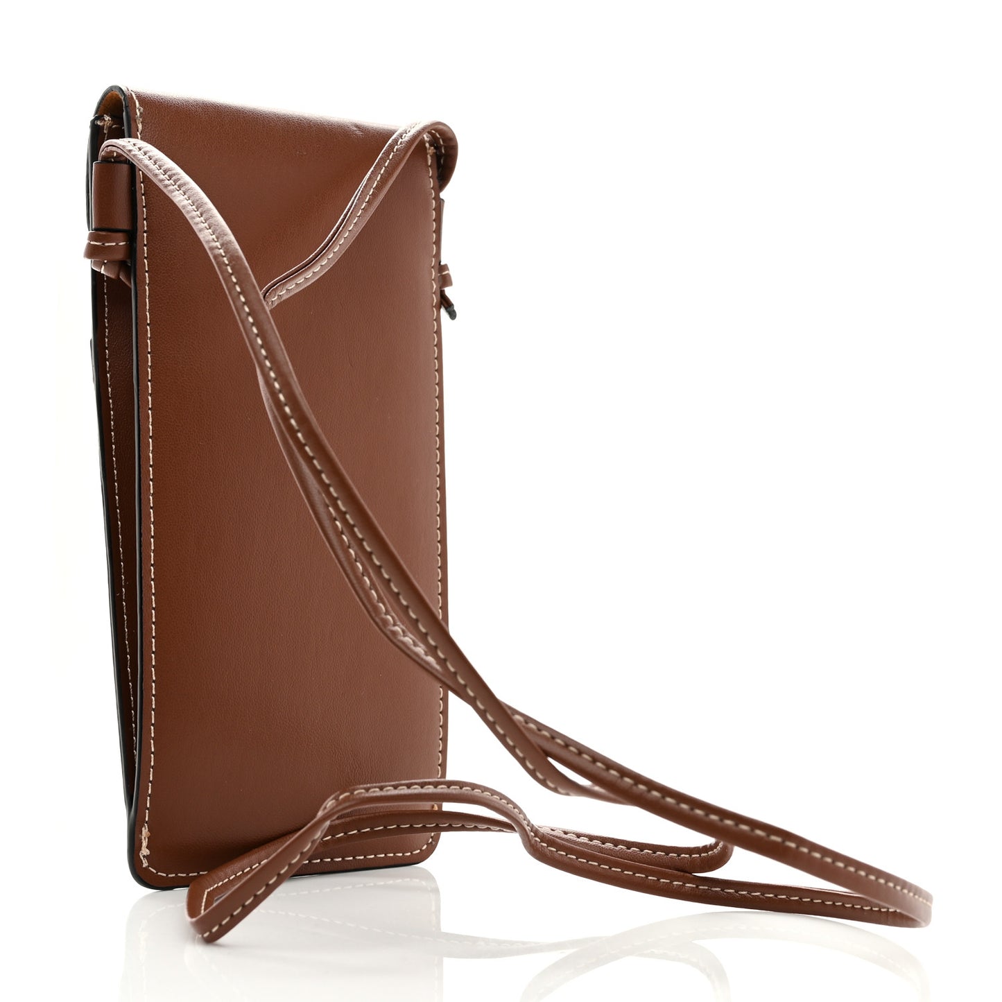 Smooth Calfskin Sunglasses Pouch Tan