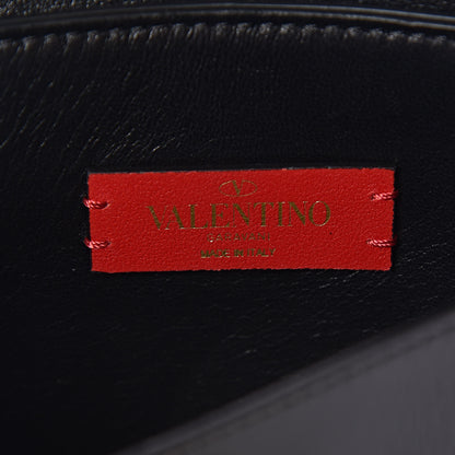 Valentino Garavani Calfskin Medium Vring Shoulder Bag Black 7 of 9