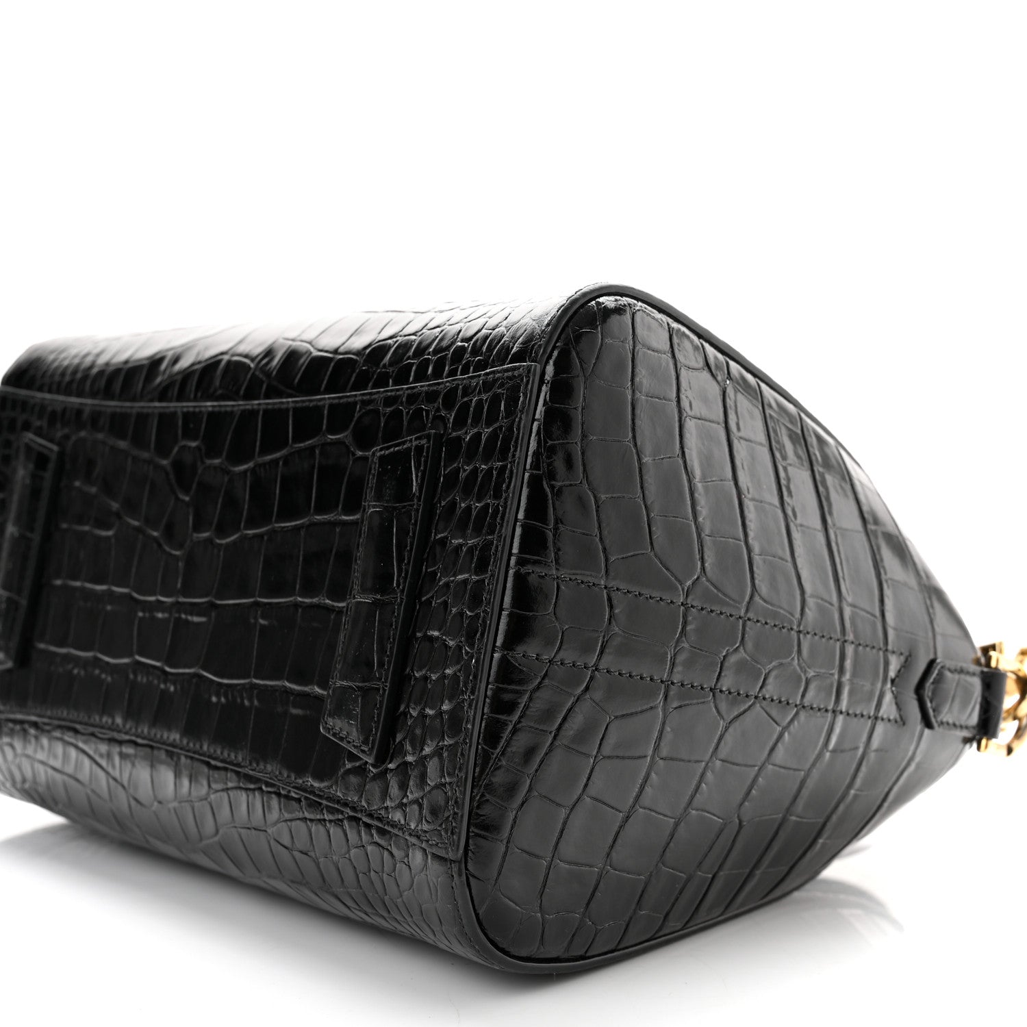 Givenchy Calfskin Crocodile Embossed Small Antigona Black 11 of 11