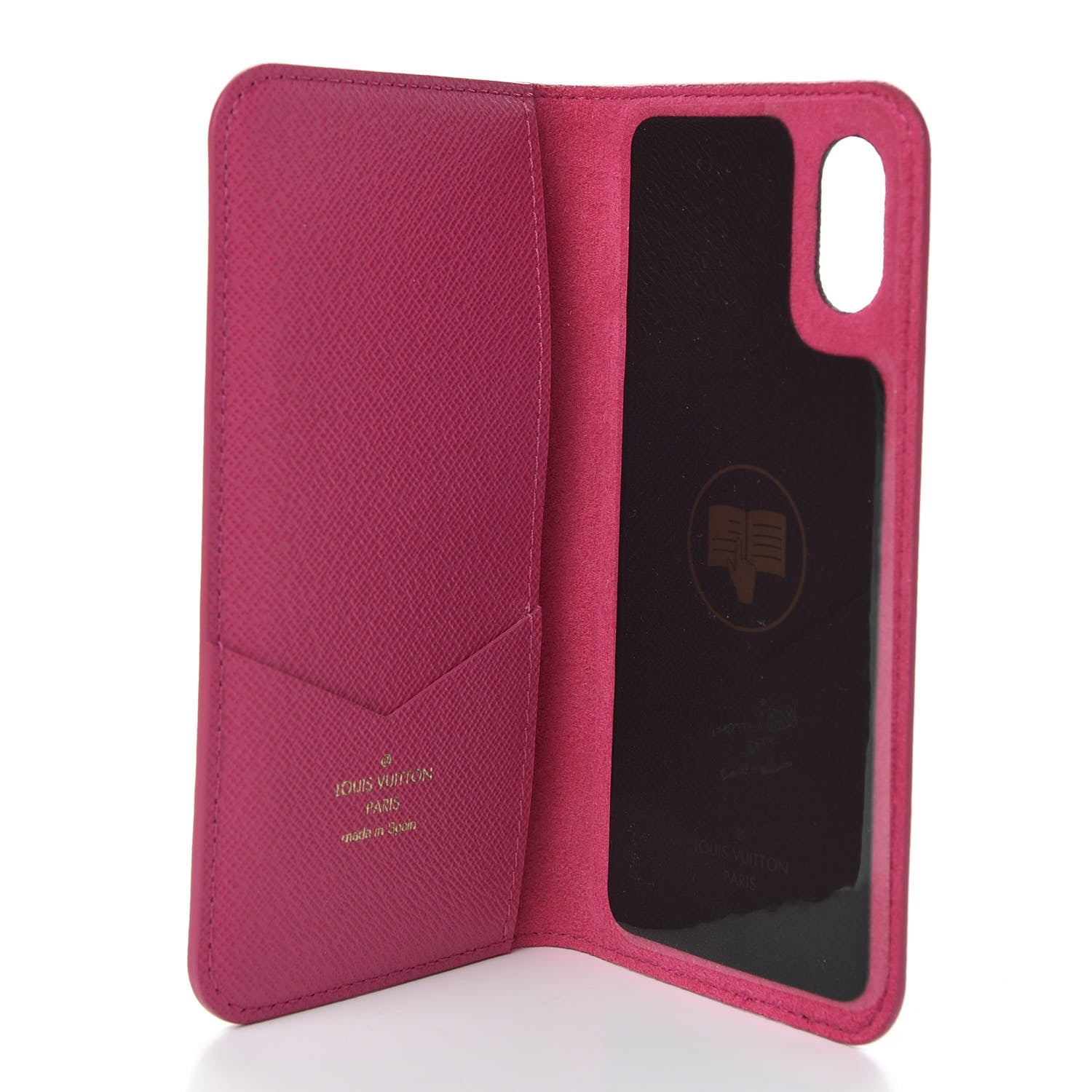 Louis Vuitton Monogram iPhone X Folio Case Rose Pop 5 of 6