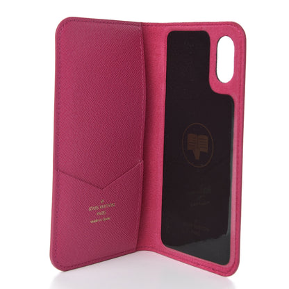Louis Vuitton Monogram iPhone X Folio Case Rose Pop 5 of 6