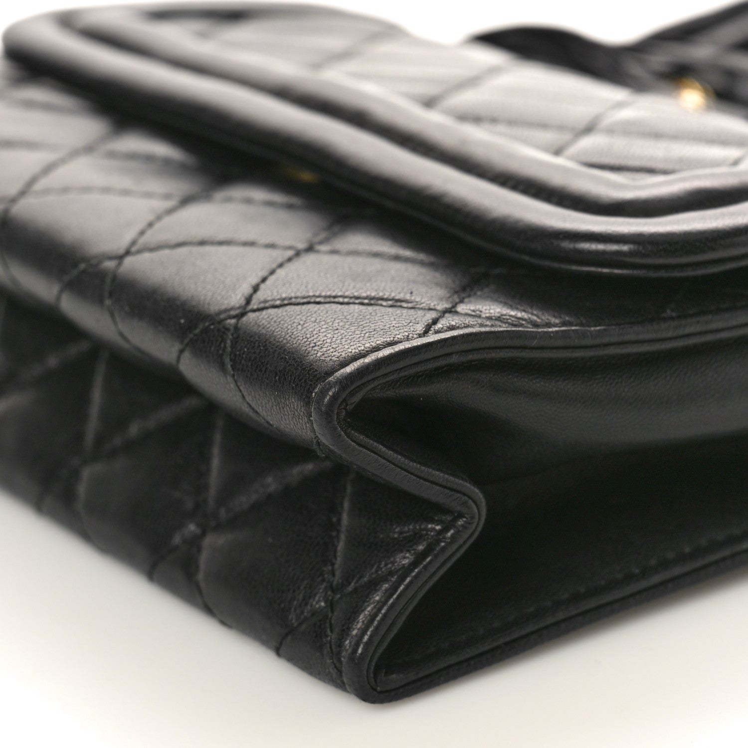 Chanel Lambskin Quilted Tassel Flap Bag Black 11 of 12