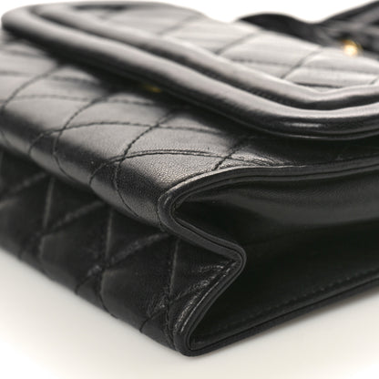 Chanel Lambskin Quilted Tassel Flap Bag Black 11 of 12