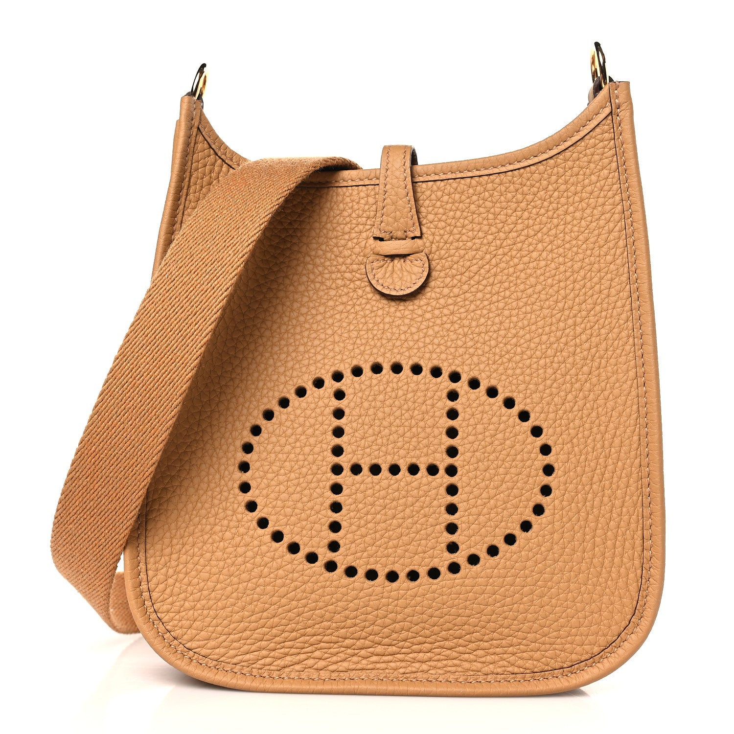 Hermes Taurillon Clemence Evelyne TPM Biscuit 1 of 9