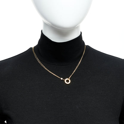Cartier 18K Yellow Gold 2 Diamond LOVE Necklace 2 of 6