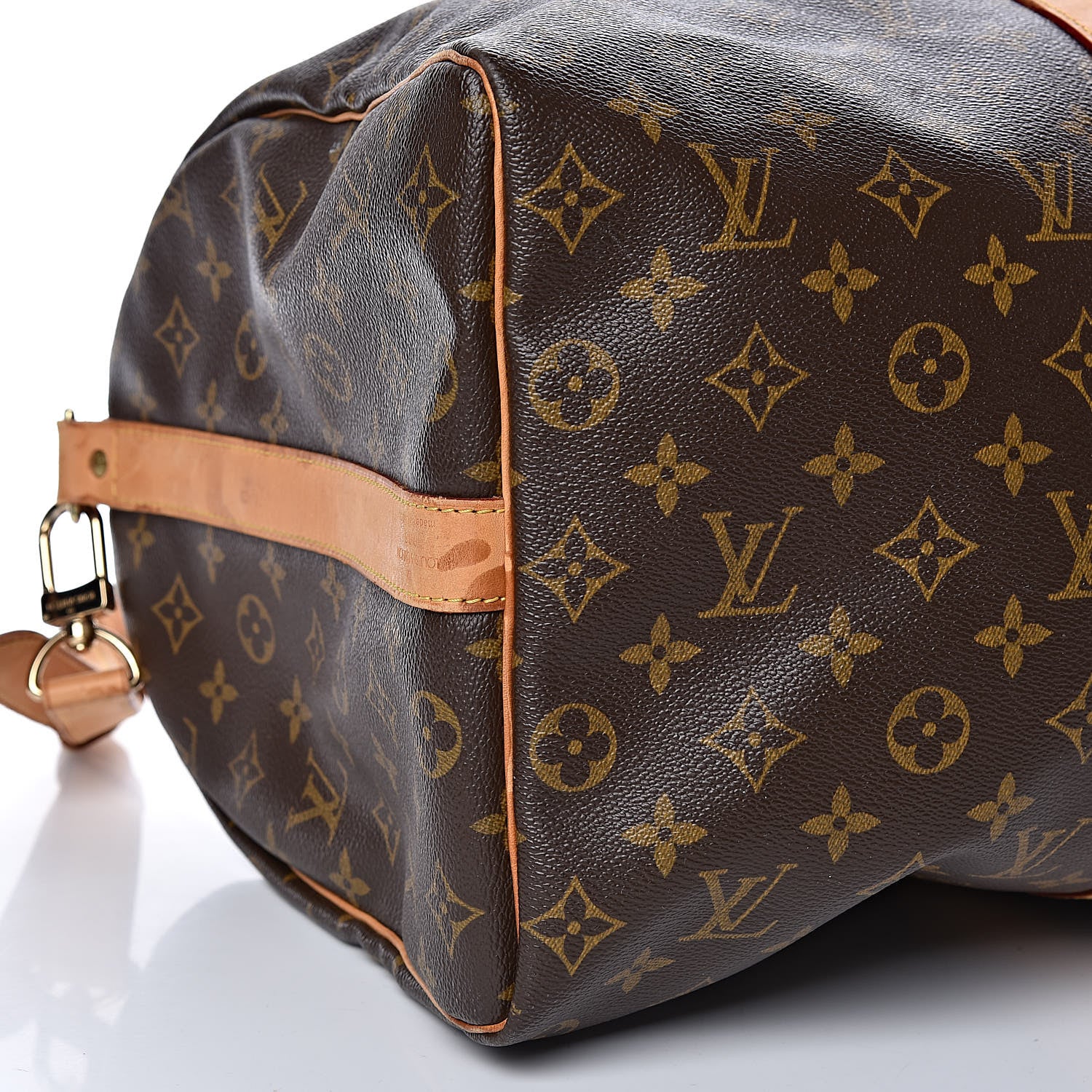 Louis Vuitton Monogram Keepall Bandouliere 50 20 of 26