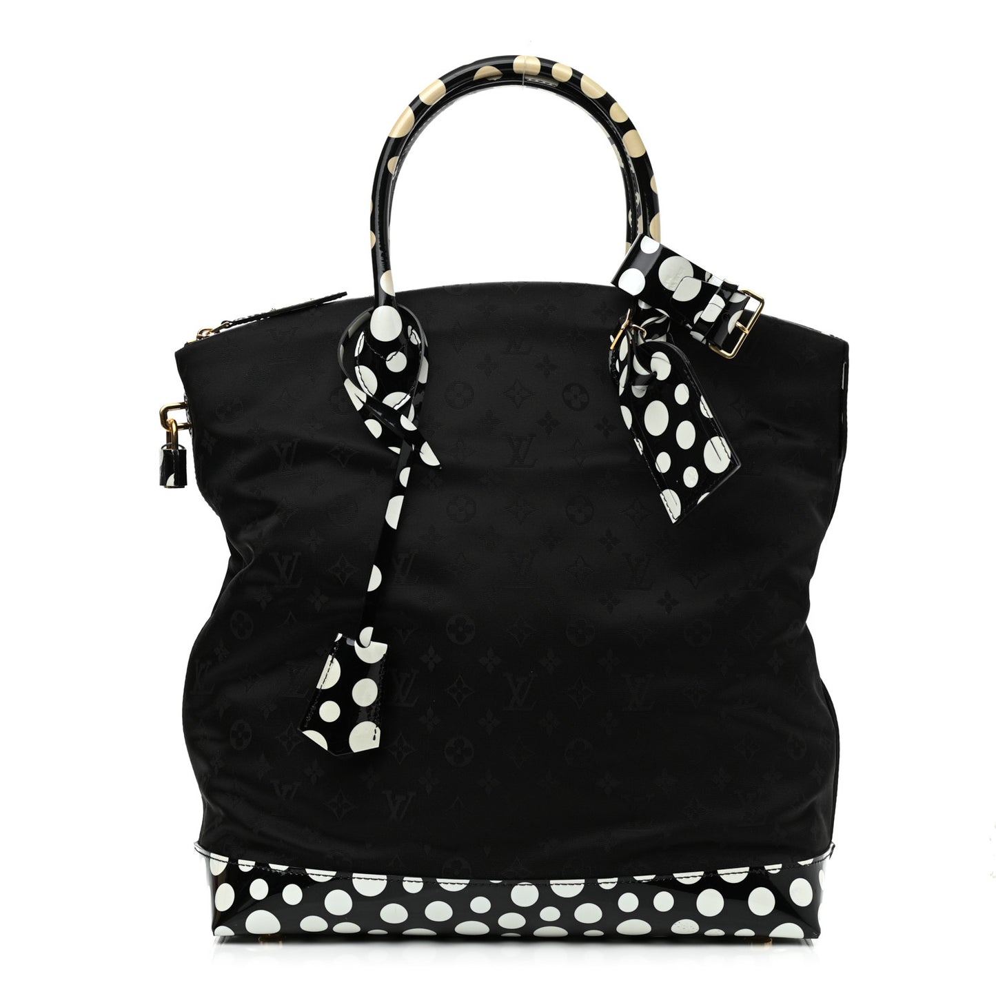 Nylon Kusama Infinity Dots Lockit Vertical MM Black White