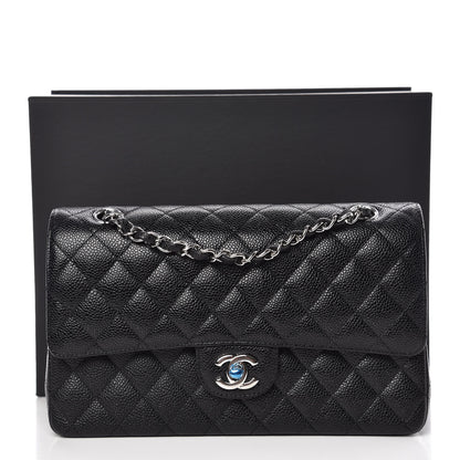 Chanel Caviar Quilted Medium Double Flap Black 9 of 9