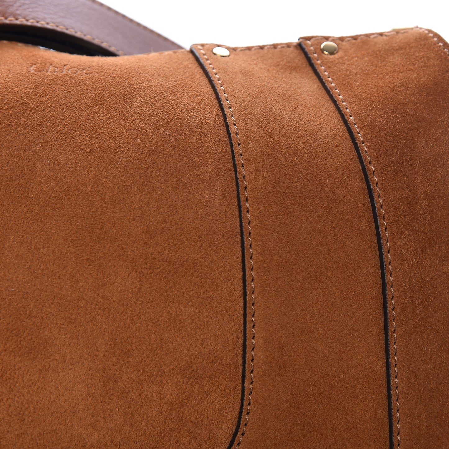 Suede Small Hayley Hobo Caramel