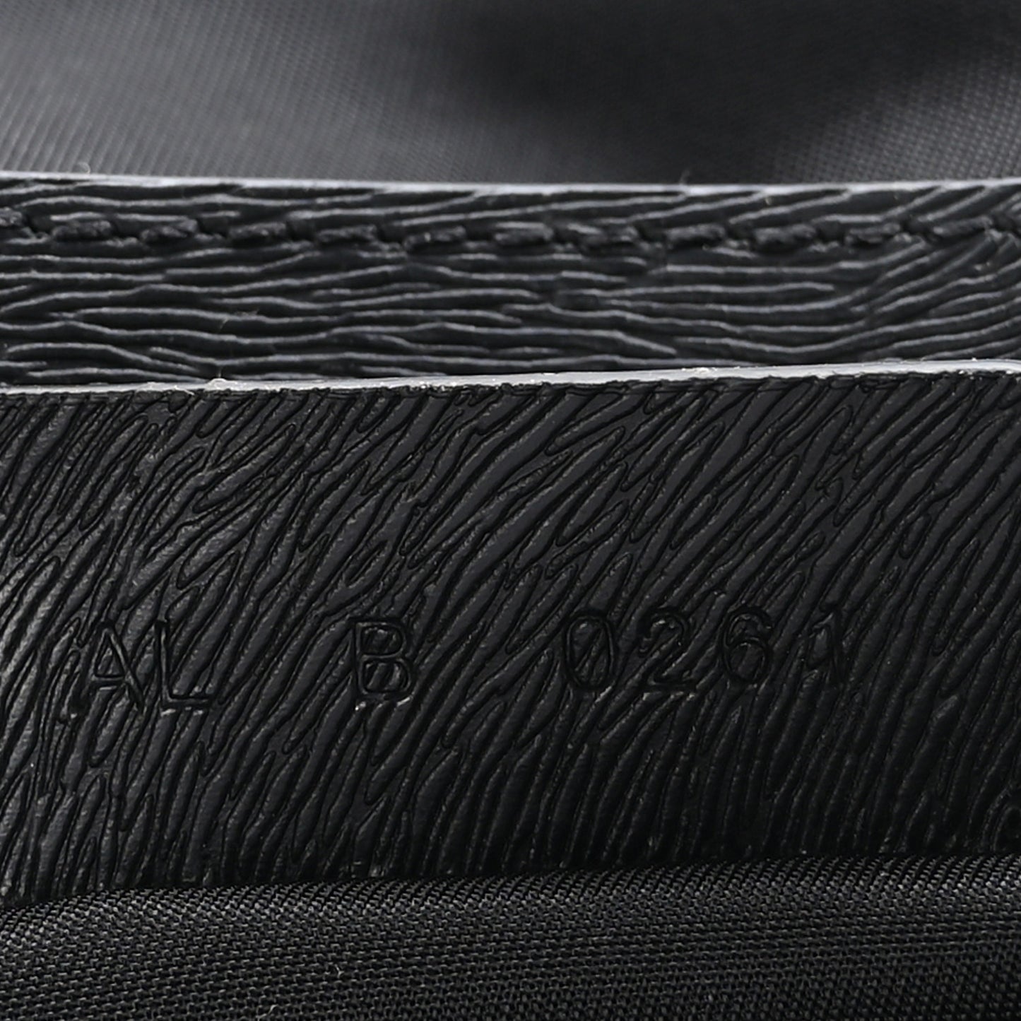 Nylon 4G Pouch on Strap Black