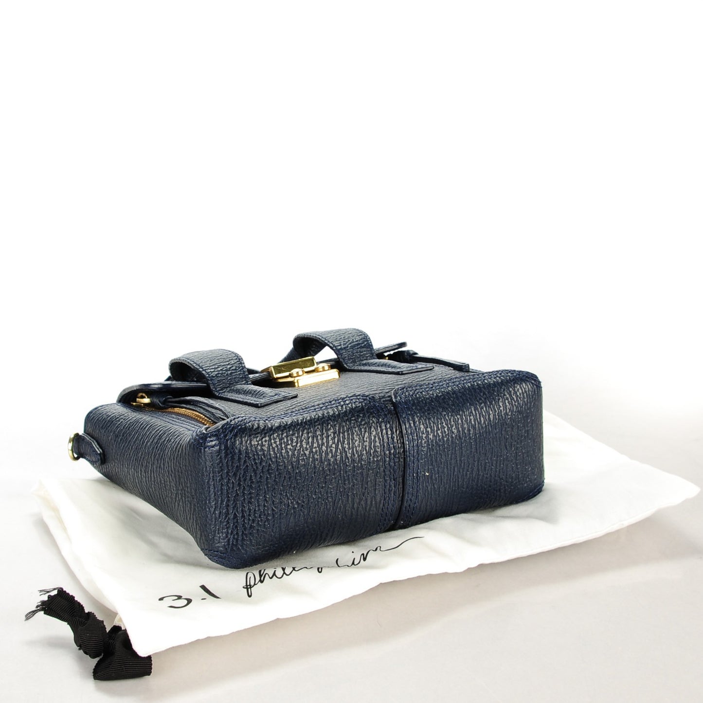 3.1 Textured Calfskin Mini Pashli Satchel Ink