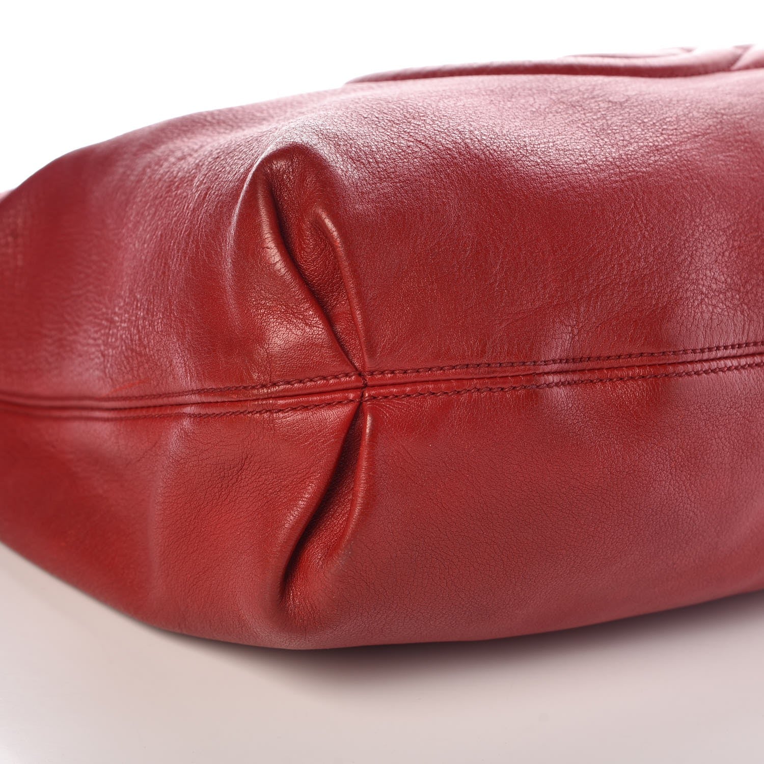 Gucci Pebbled Calfskin Large Soho Hobo Red 11 of 13
