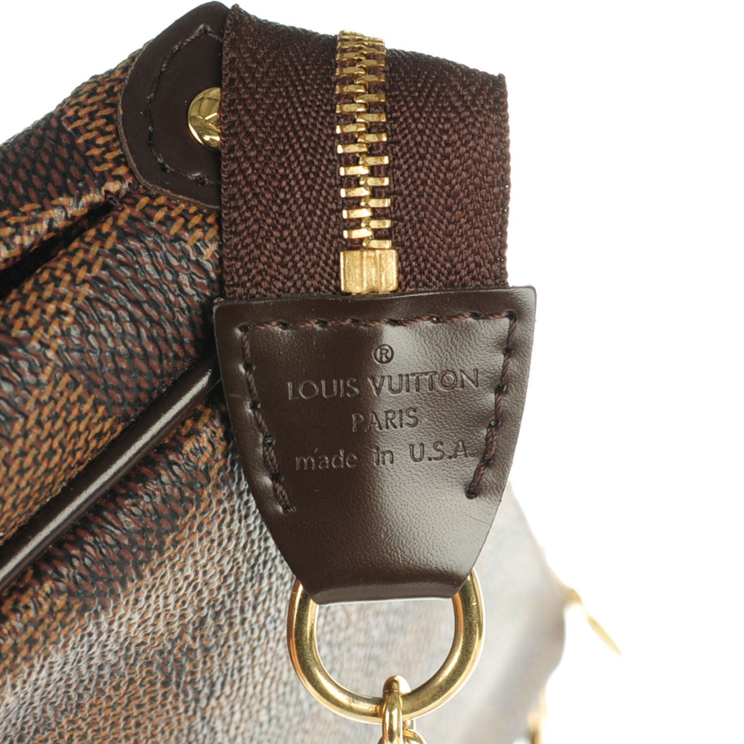 Louis Vuitton Damier Ebene Eva Clutch 5 of 7