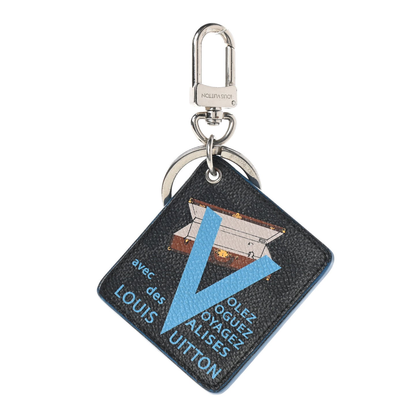 Damier Graphite Illustre V Key Holder Blue