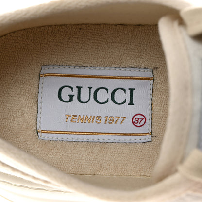 Gucci GG Monogram Womens 1977 Tennis Platform 52mm Sneakers 37 Great White Mystic White 6 of 8